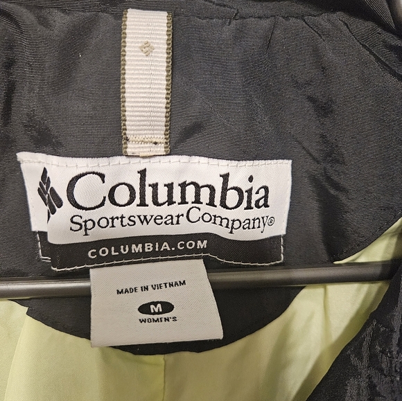 Columbia Sportswear Women's Button Down rain jacket Medium Black - Picture 6 of 11
